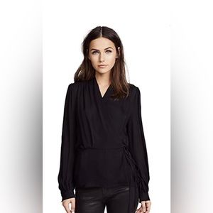 L’AGENCE Cara Wrap Blouse